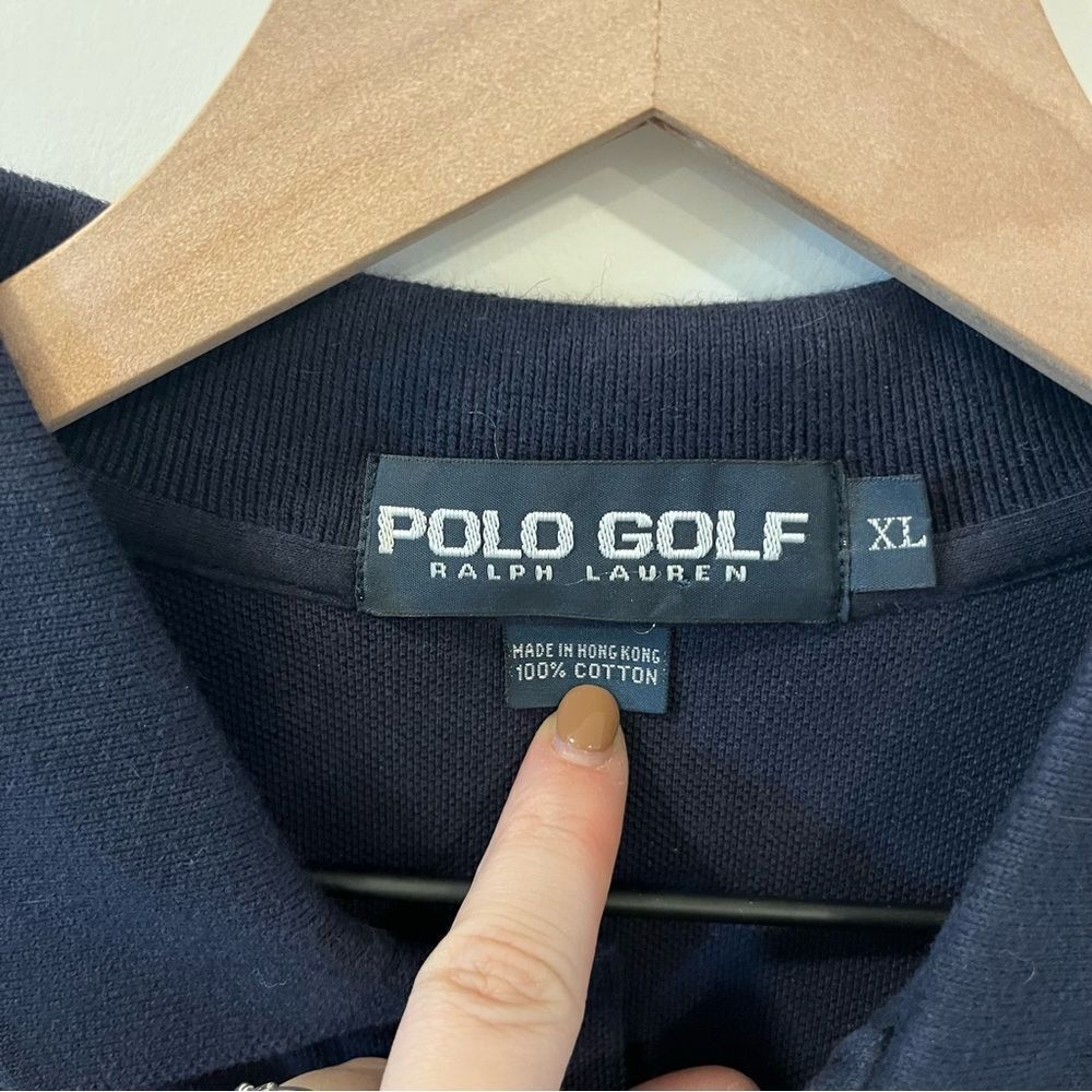 Vintage Polo Golf Ralph Lauren embroidered golf club polo XL - Picture 9 of 11